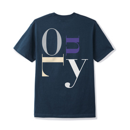 Cash Only Big Letter Tee (Navy)