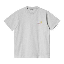 Carhartt WIP S/S American Script T (Ash Heather)