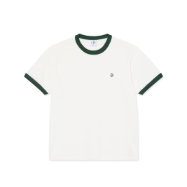 koszulka Polar Ringer Tee (Cloud White/ Dark Green)