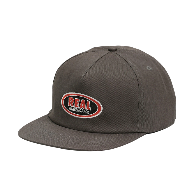czapka Real Oval Emb Snap Cap (Grey)