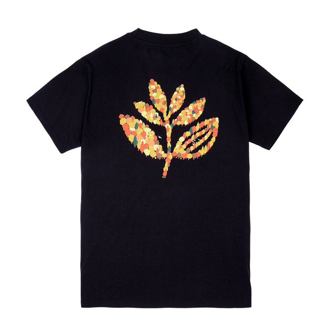 Magenta Forrest Plant tee black