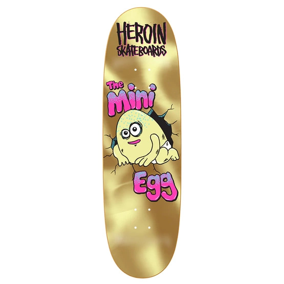 Deska Heroin Mini Egg Gold Deck 8.38