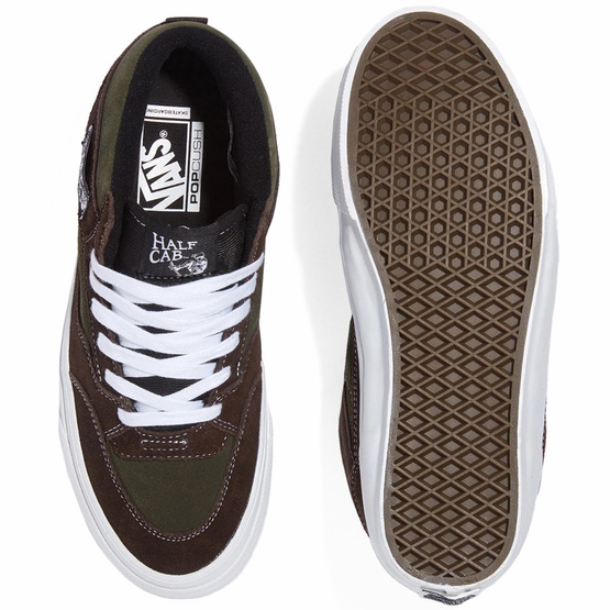 Vans Skate Half Cab '92 VCU (Dark Brown/ White)