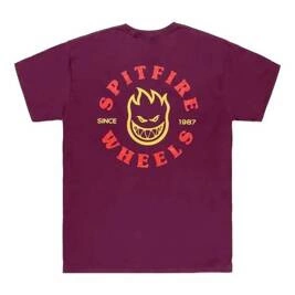 Spitfire Big Head Classic Tee (Maroon)