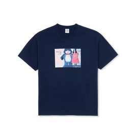 Polar Pink dress tee dark blue