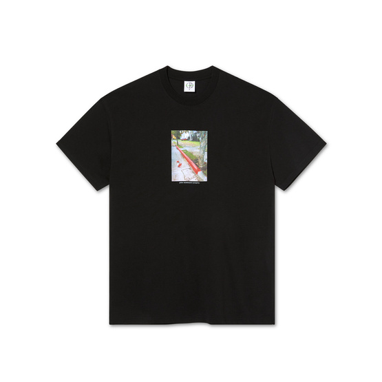 Polar Red Curb tee black