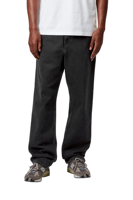 spodnie Carhartt WIP Single Knee Pant Black stone washed