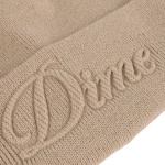 Dime Cursive Fold Beanie (Tan)