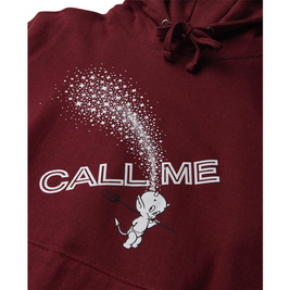 Bluza Call Me 917 - Devil Calls Hoodie Maroon