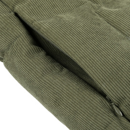 Dime Corduroy Wave Puffer Jacket Olive