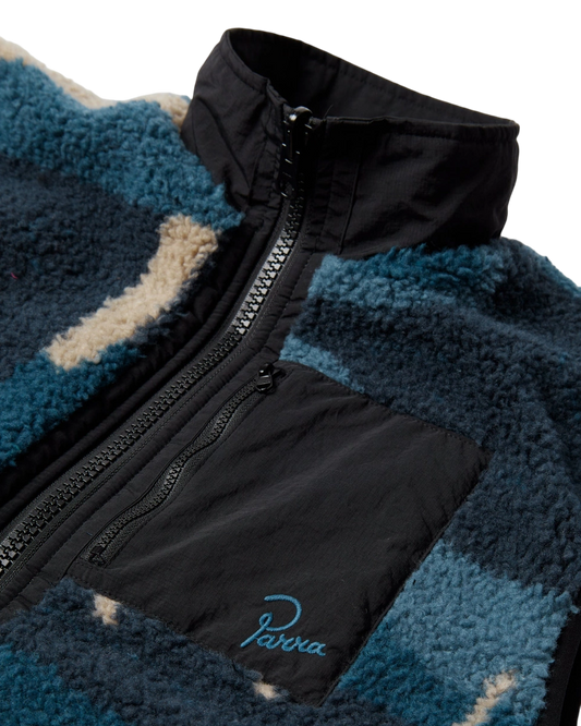 by Parra Infinite bird reversible vest (Navy/Beige)