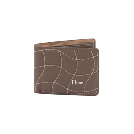 portfel Dime Quilted Bifold Wallet brązowy