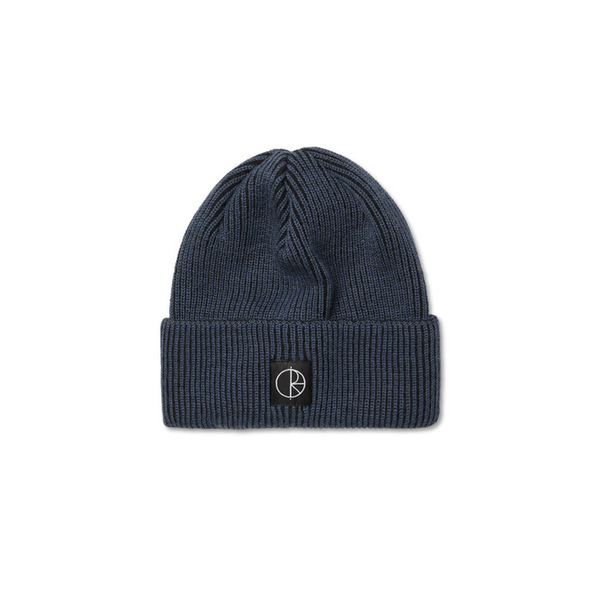 Polar Lines Merino Beanie (Grey Blue)