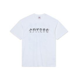 Polar Sad at times tee white 