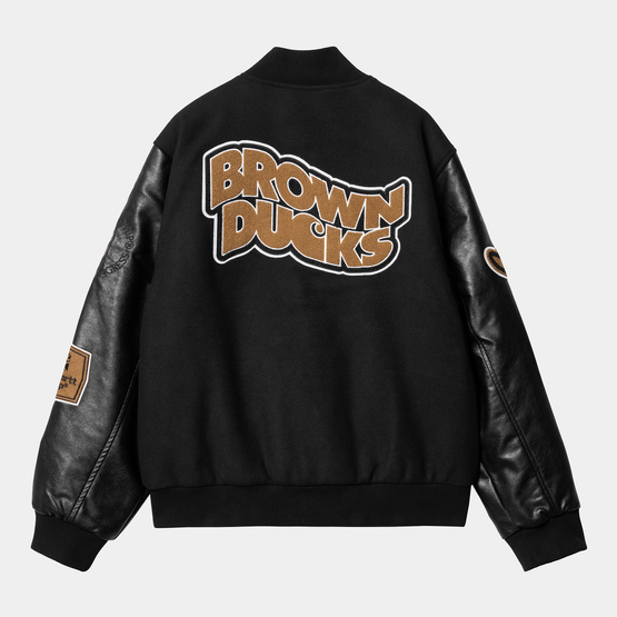 Carhartt WIP Brown Ducks bomber black