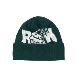 Raw Hide Beanie (Green) 