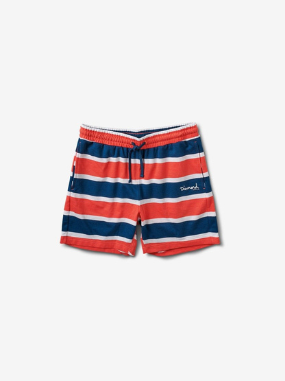 diamond MINI OG SCRIPT STRIPED SHORTS