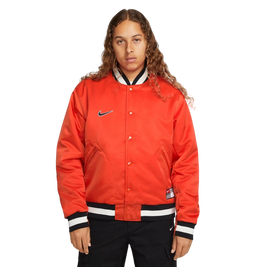 Nike Sb Varsity Skate Jacket Team Orange/black/sail/white