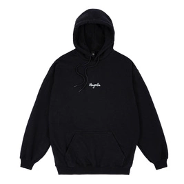 Magenta Script Hoodie (Black)