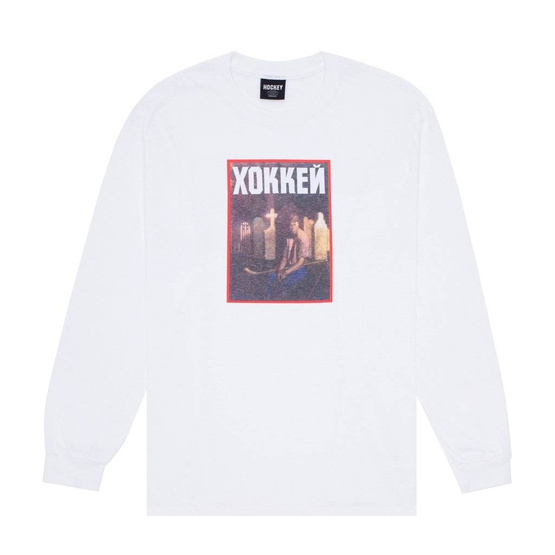 hockey Nik Stain L/s Tee white