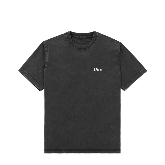 Dime Small Logo tee faded black