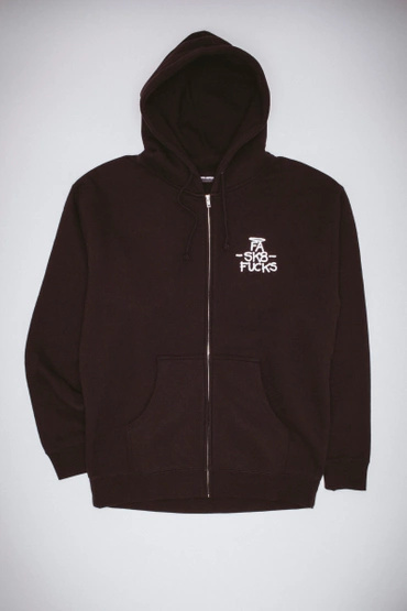 Fucking Awesome SK8 Fucks Zip  Hoodie (Black)