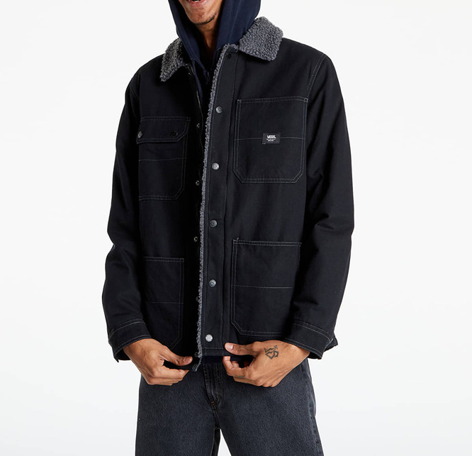 vans drill chore coat black/asphalt