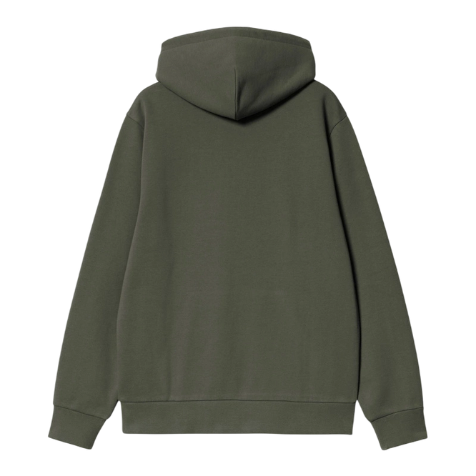 Carhartt WIP Hooded Script Embroidery Opuntia / White