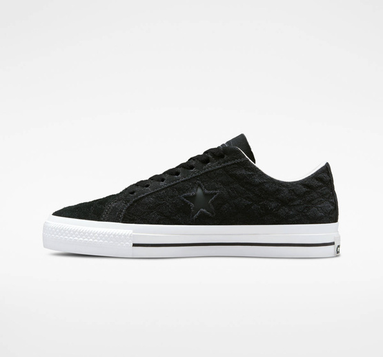 Converse One Star Pro OX (Black/Black/White)