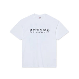 Polar Sad at times tee white 