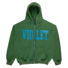 Violet VIOLET x David Enth Zip Hoodie (Green)