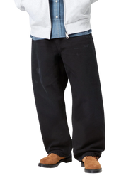 spodnie Carhartt WIP Brandon Pant Black, Grind washed