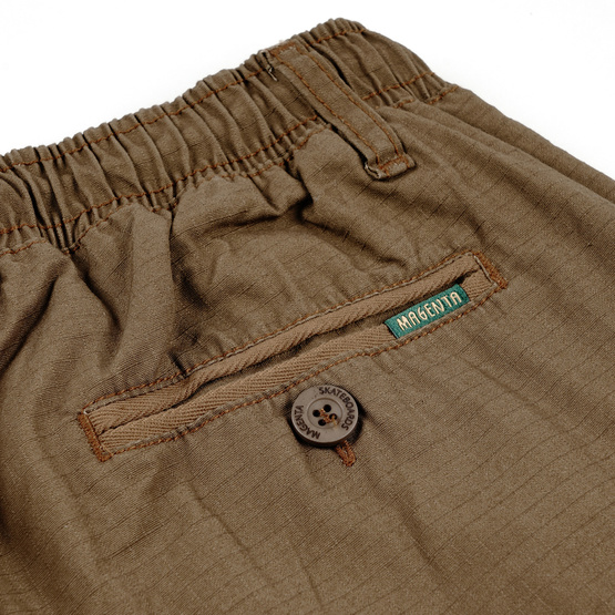  Magenta Ripstop Loose pants chocolate