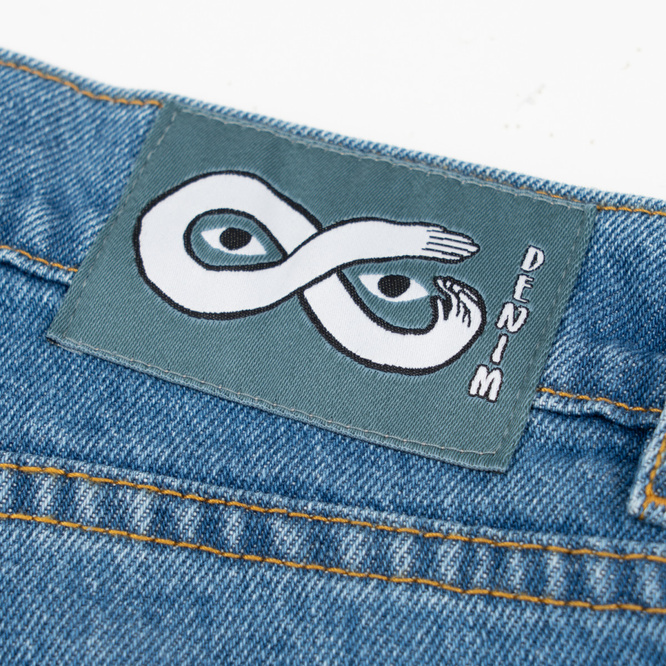 Magenta OG Denim Shorts (Blue)