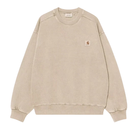 Carhartt WIP Vista Sweat Fleur De Sel garment dyed