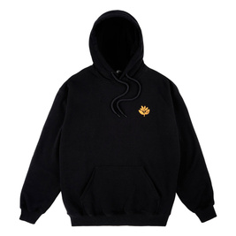 magenta forrest plant hoodie black