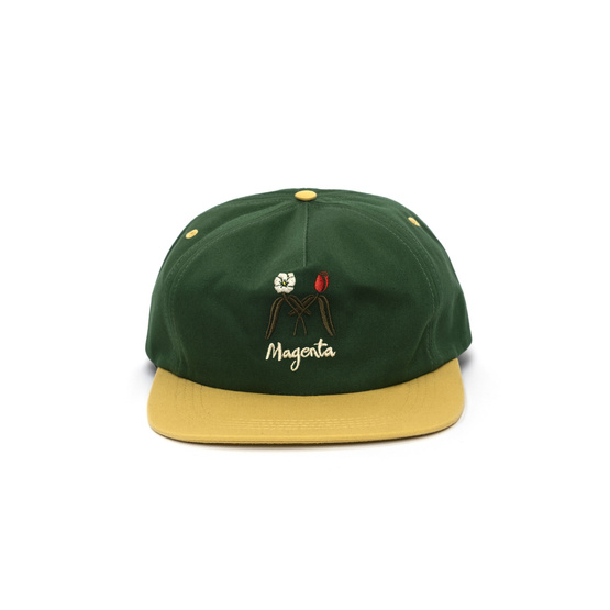 Magenta Lover Snapback Hat (Green)