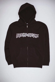 Bluza Fucking Awesome Stamp Logo Zip hoodie black