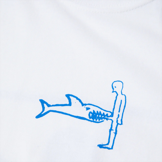 koszulka Huf x Alltimers Shark attack tee white