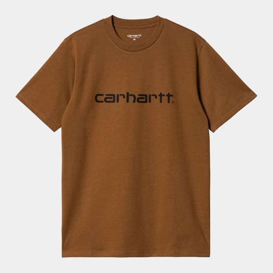 koszulka Carhartt WIP S/S Script T-Shirt (Brown)