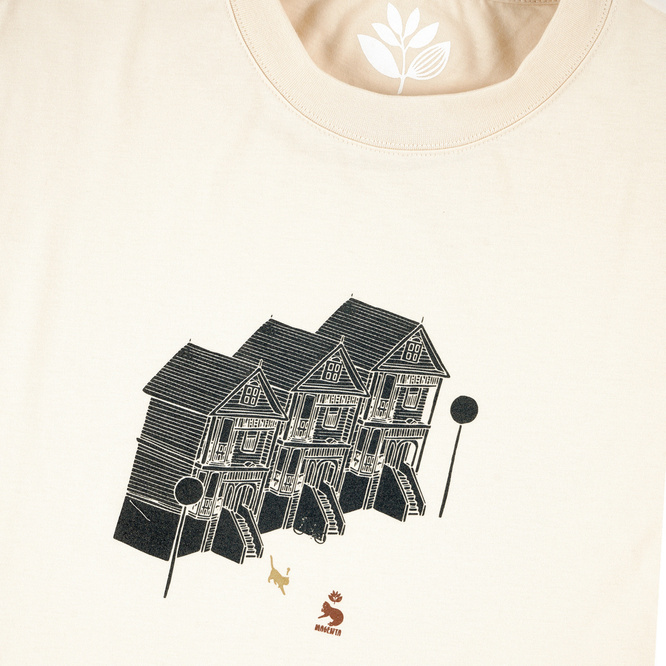 koszulka Magenta Street cats tee natural