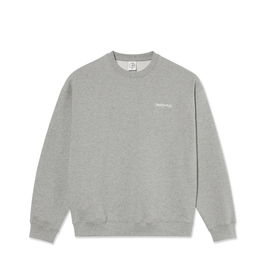 Polar Dave crewneck surf logo grey