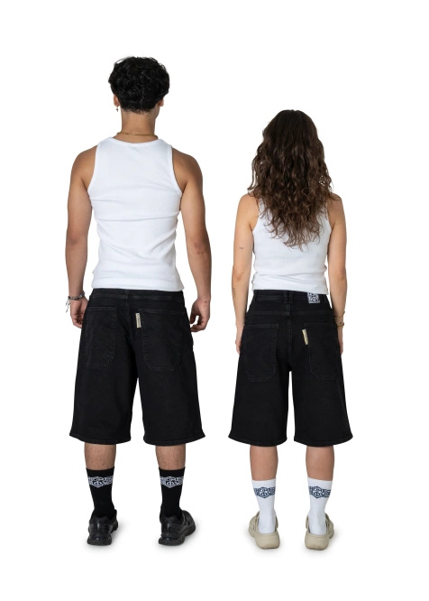 szorty Homeboy X-Tra Monster Denim Shorts (Black)