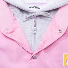 Fucking Awesome - Okayama Bomber W/hood Pink / Heather Grey