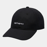 Carhartt WIP Canvas Script Cap (Black)