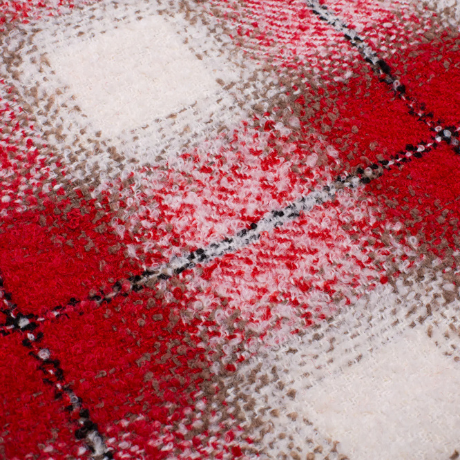 koszula Fucking Awesome Heavy Flannel Overshirt (White/Red)