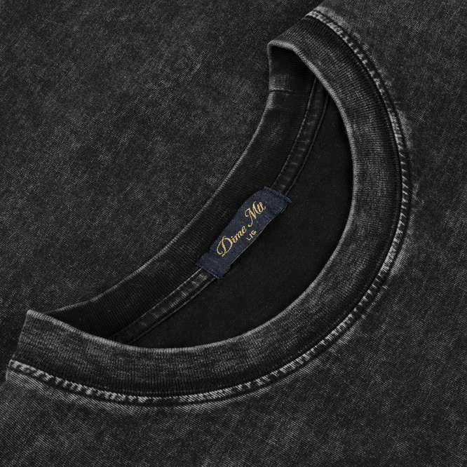 Dime Small Logo tee faded black