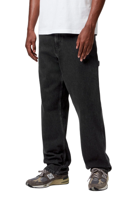 spodnie Carhartt WIP Single Knee Pant Black stone washed