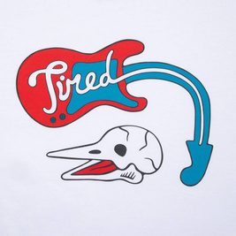 Tired Music SS Tee (White)