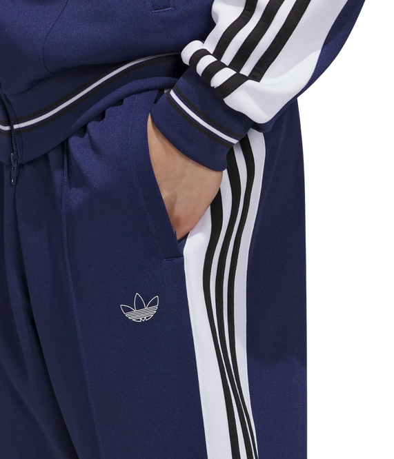 Adidas Tyshawn Track Pants (Dark Blue/White/Black)